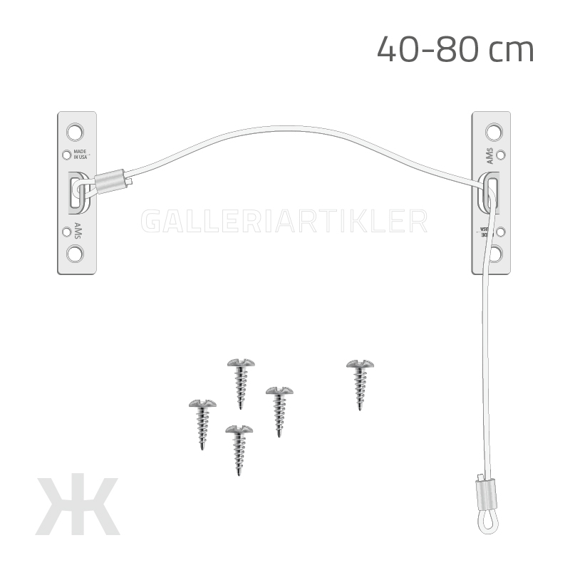 Ophæng 40 - 80 cm